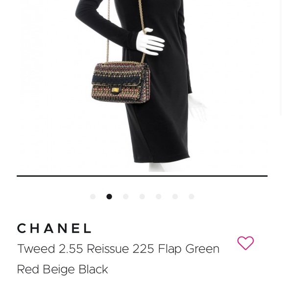 CHANEL TWEED 2.55 REISSUE  w/ BIJOUX CHAIN - Picture 16 of 16